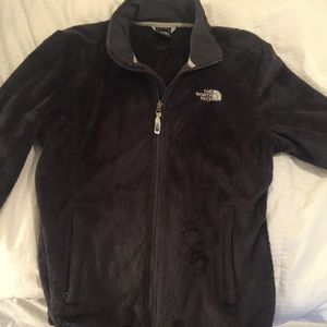 Northface Grey Fuzzy Jacket
